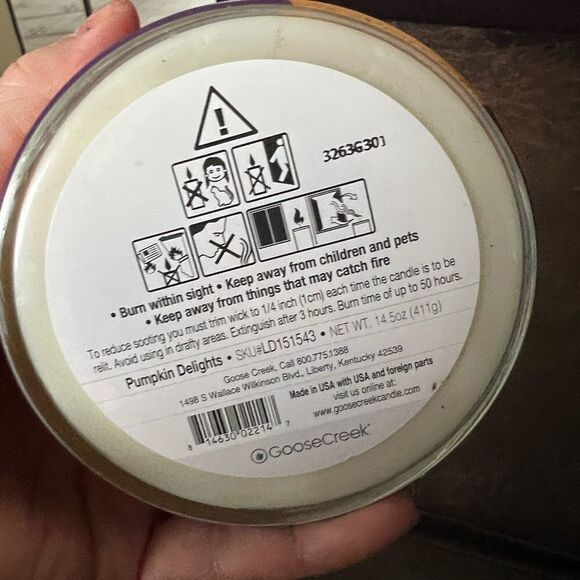 Goose Creek Limited Edition Little Debbie Pumpkin Delights 3 Wick Candle - Picture 7 of 8